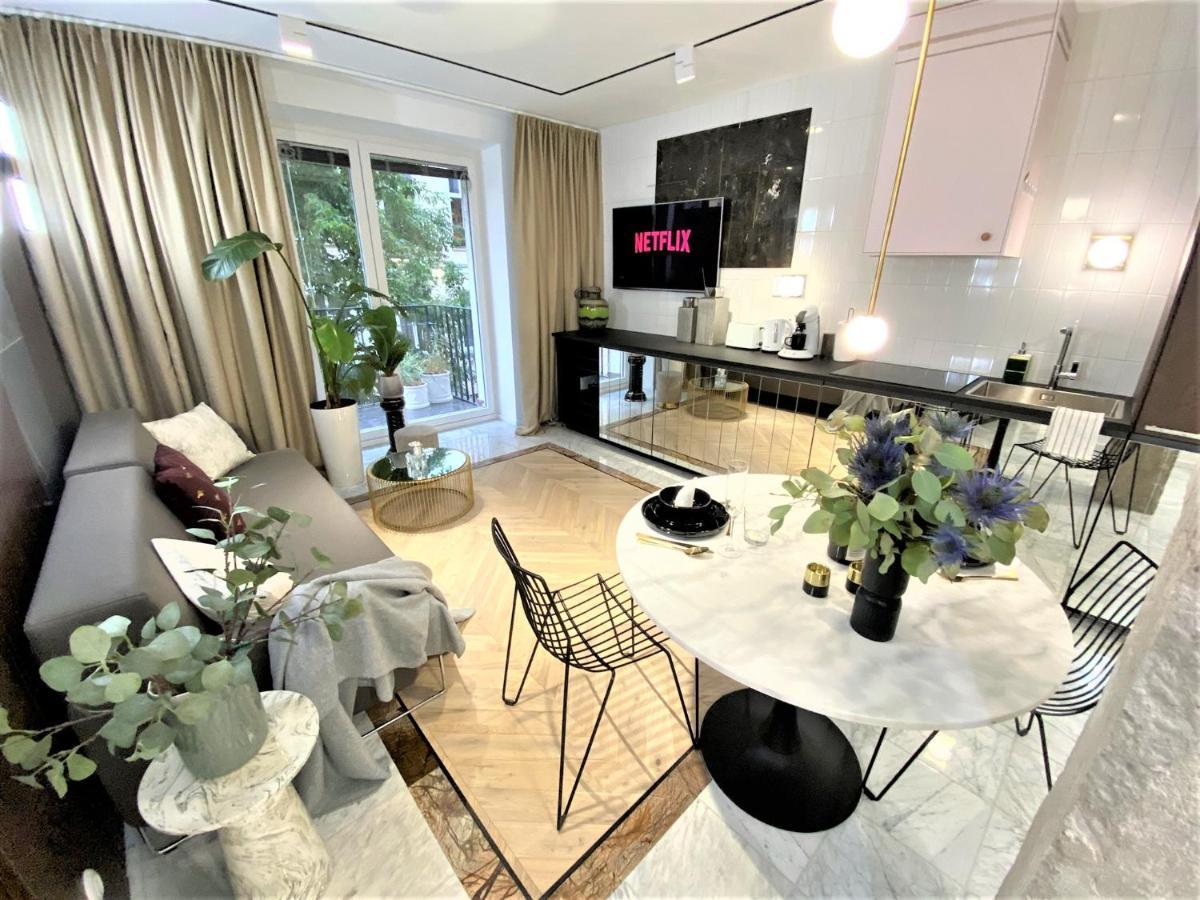 Design+Luxus Apartment Im Zentrum! +Netflix Warszawa Eksteriør bilde