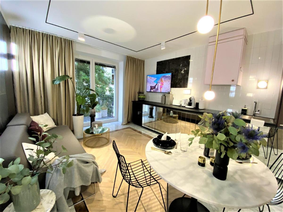 Design+Luxus Apartment Im Zentrum! +Netflix Warszawa Eksteriør bilde